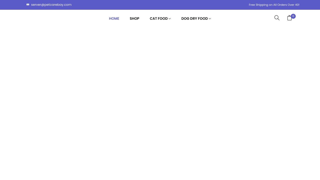 Screenshot of Petcarebay.com