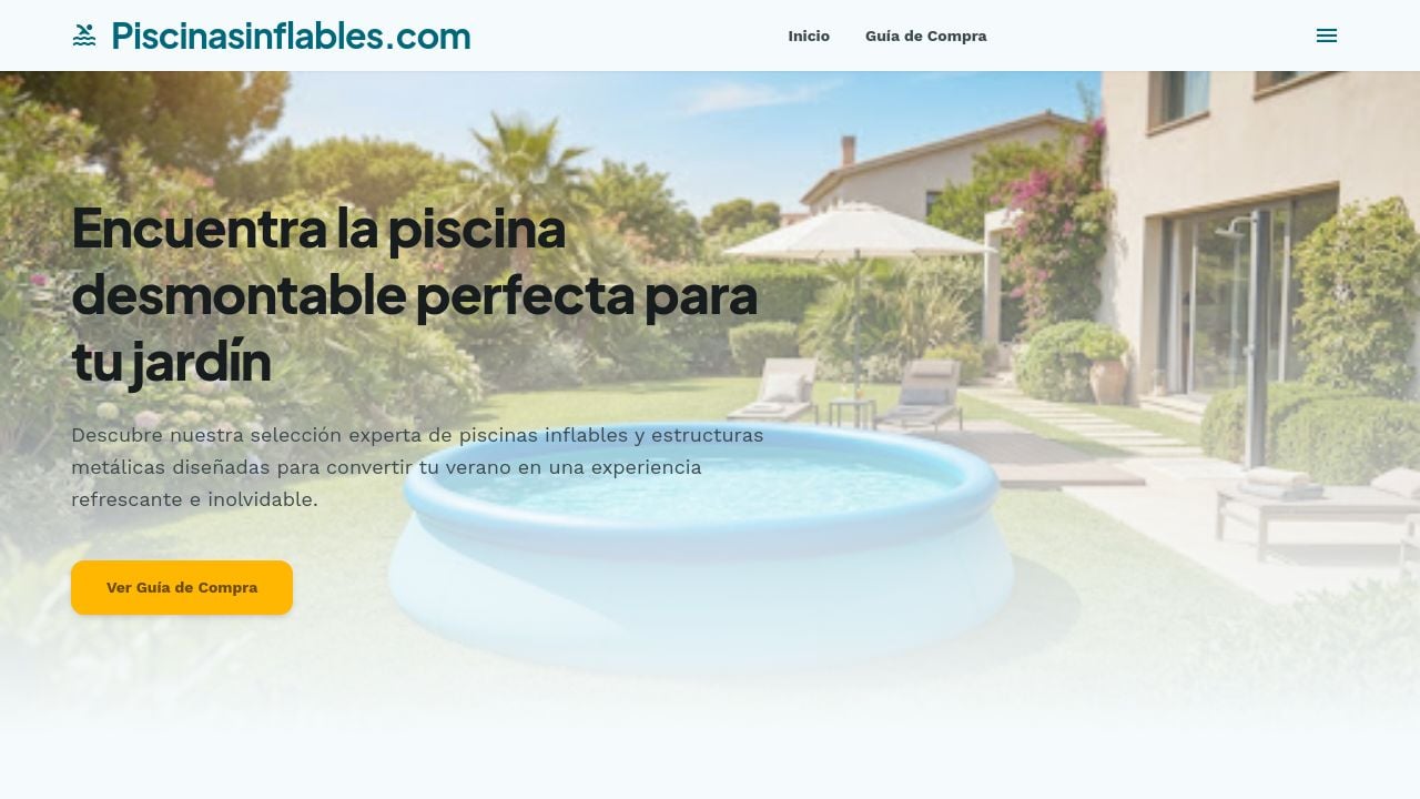 Screenshot of Piscinasinflables.com