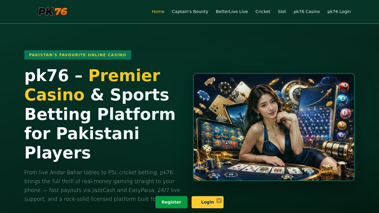 Screenshot of Pk76.bid
