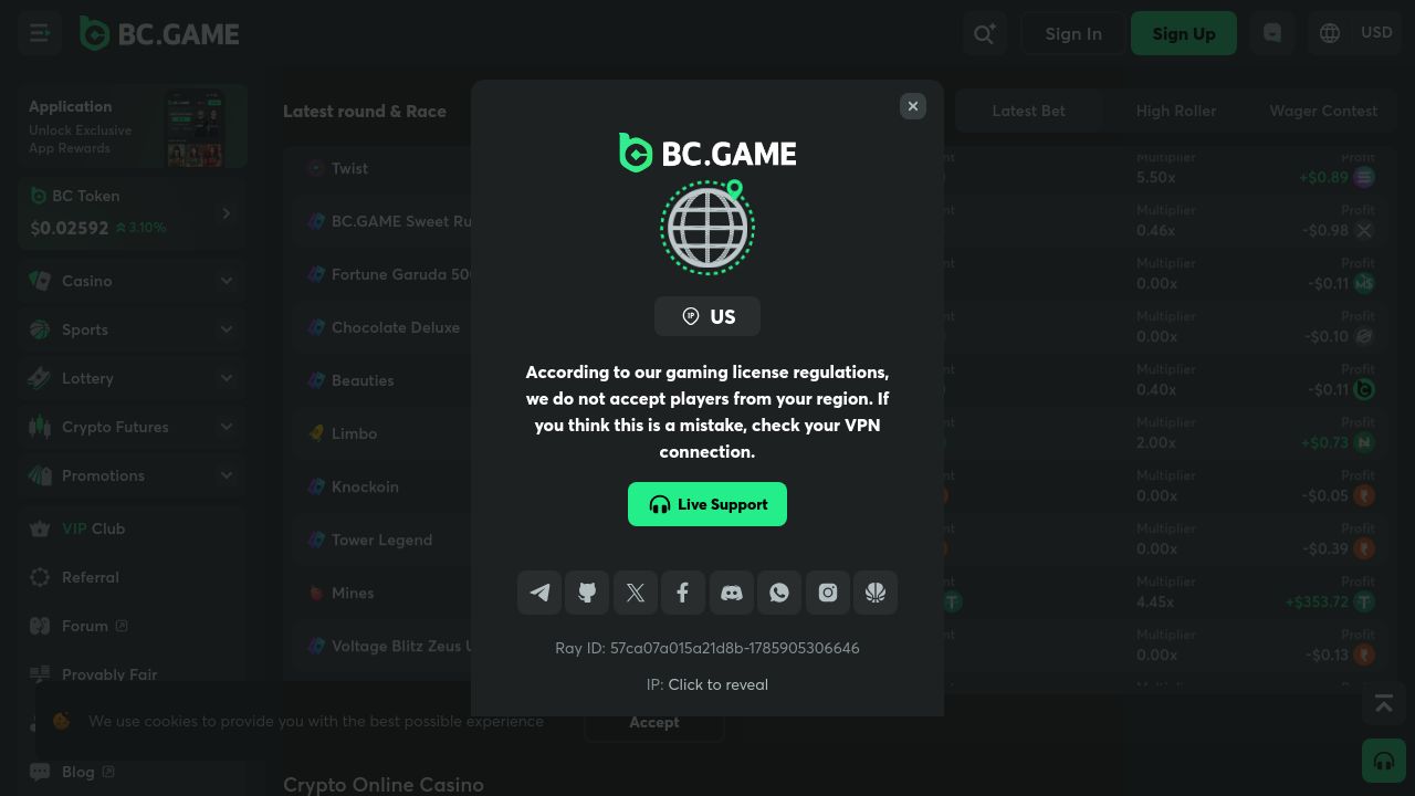 Screenshot of Playglobal8.com