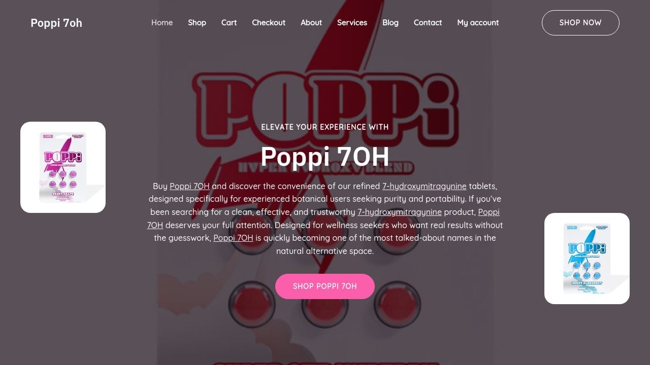 Screenshot of Poppi7oh.com