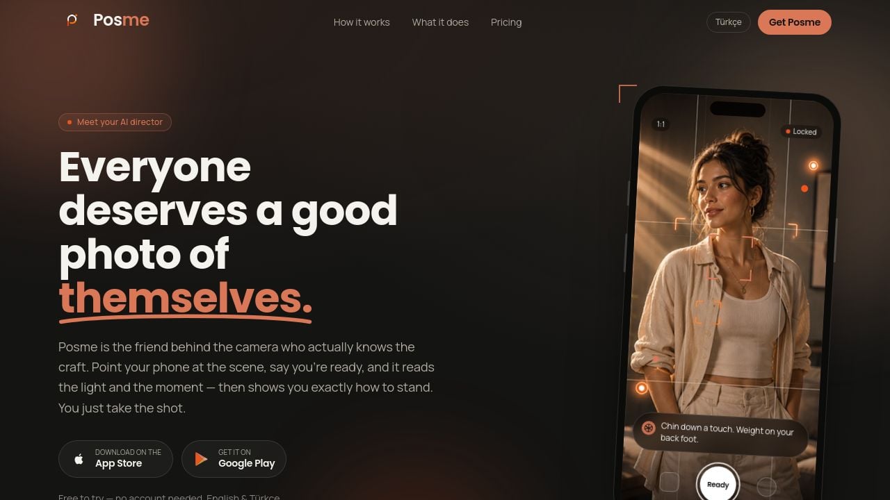 Screenshot of Posme.ai