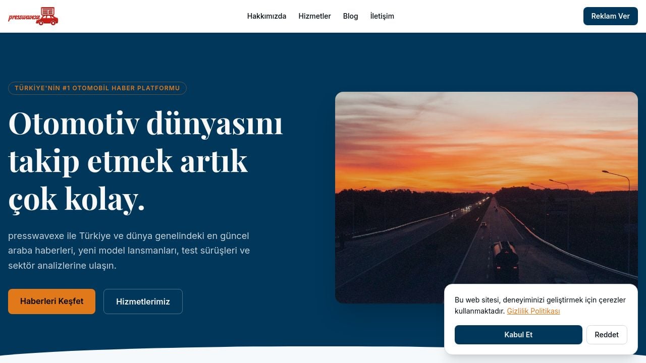 Screenshot of Presswavexe.com