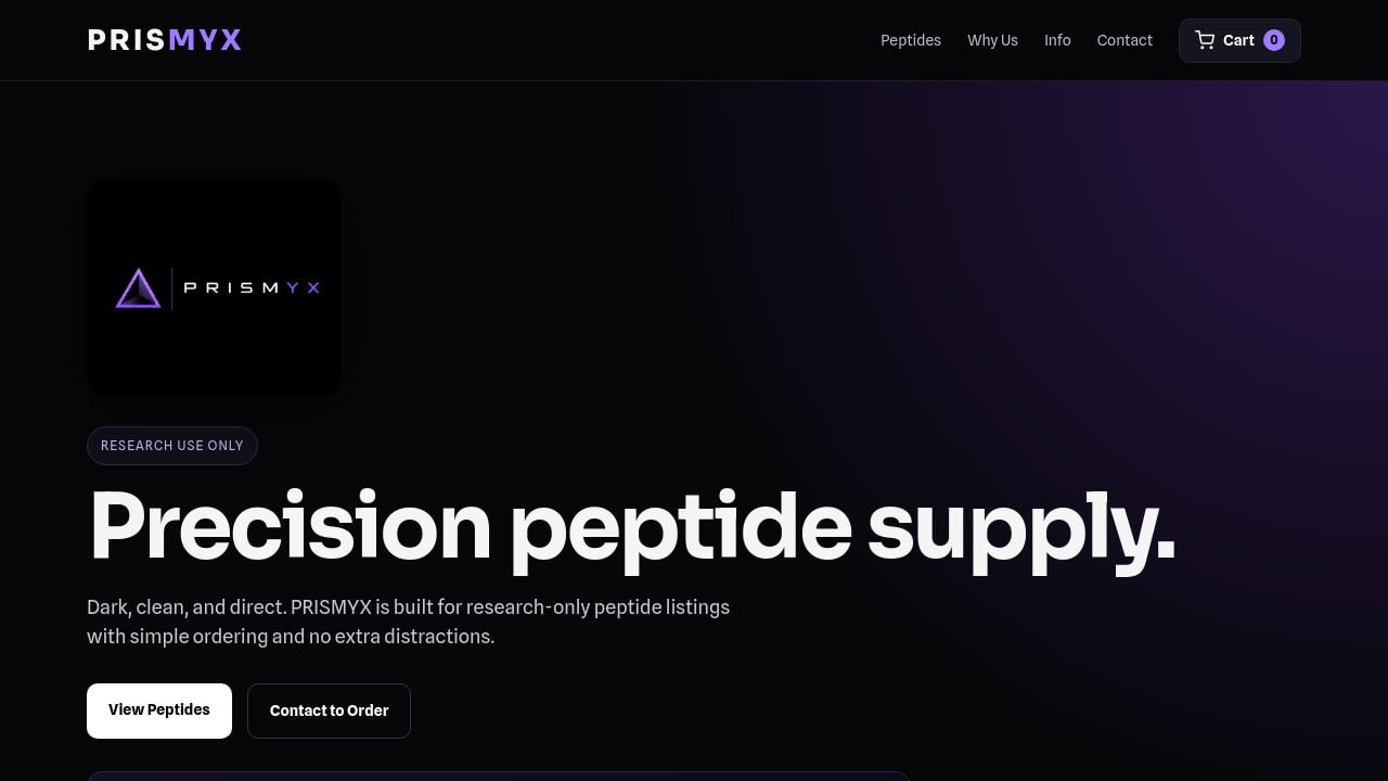 Screenshot of Prismyx.net
