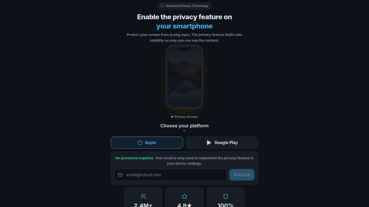 Screenshot of Privbeta.com