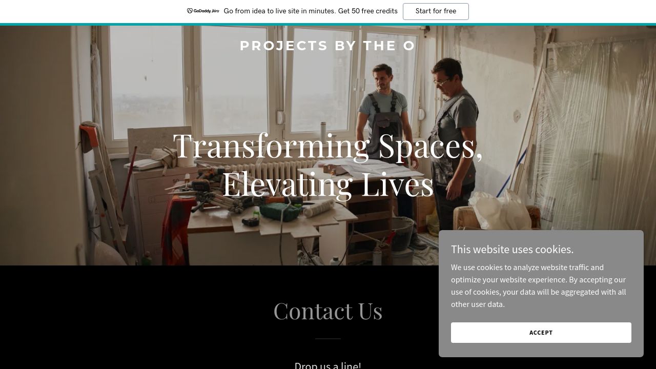 Screenshot of Projectsbytheo.com