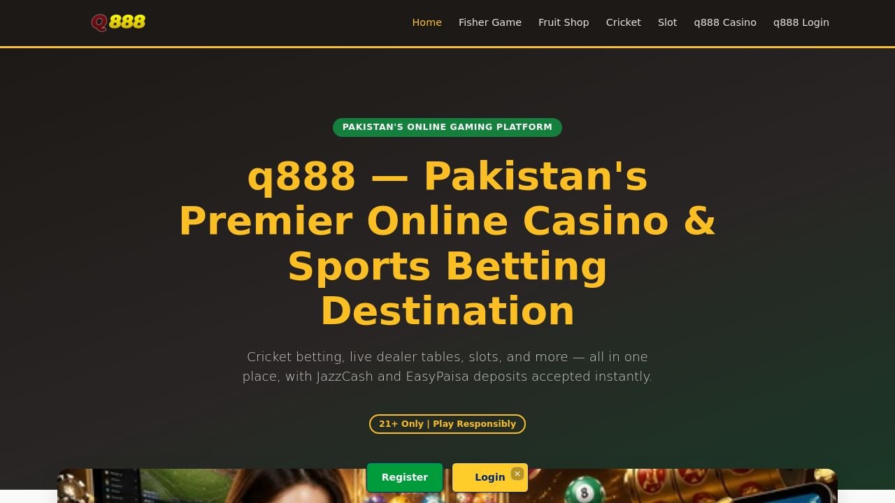 Screenshot of Q888.lol