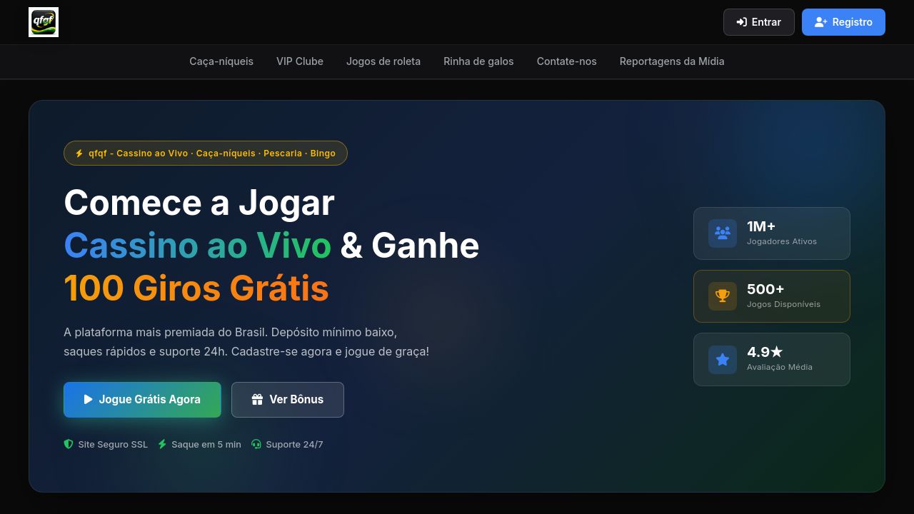Screenshot of Qfqfcasino.com