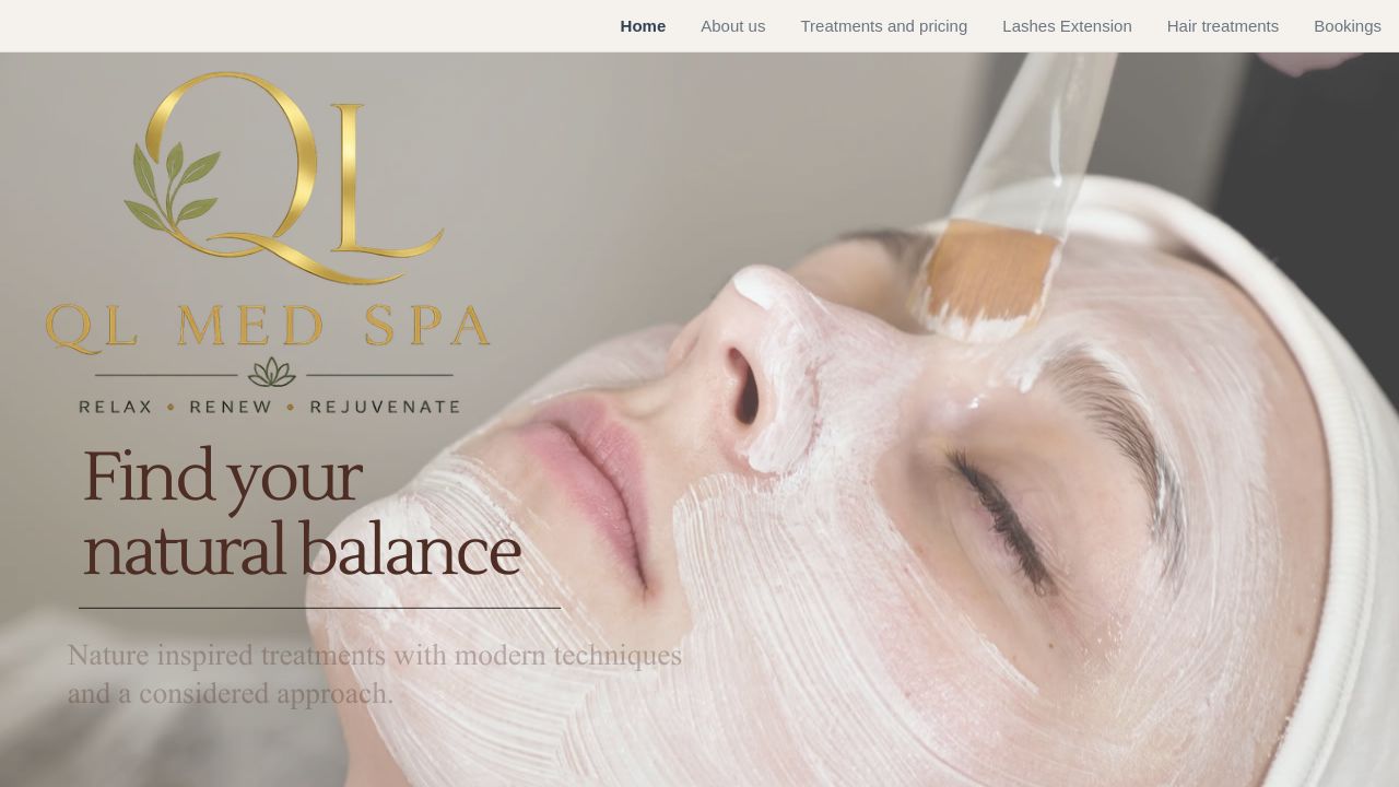 Screenshot of Qlspa.com
