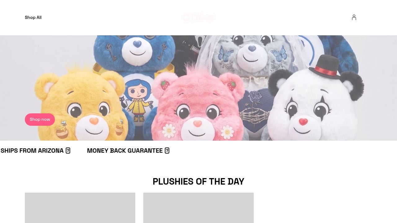 Screenshot of Qtybags.com