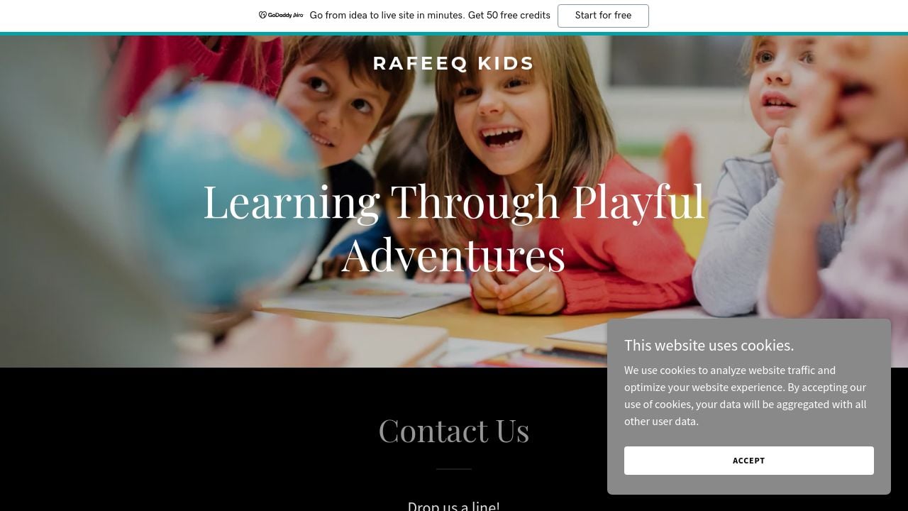 Screenshot of Rafeeqkids.com