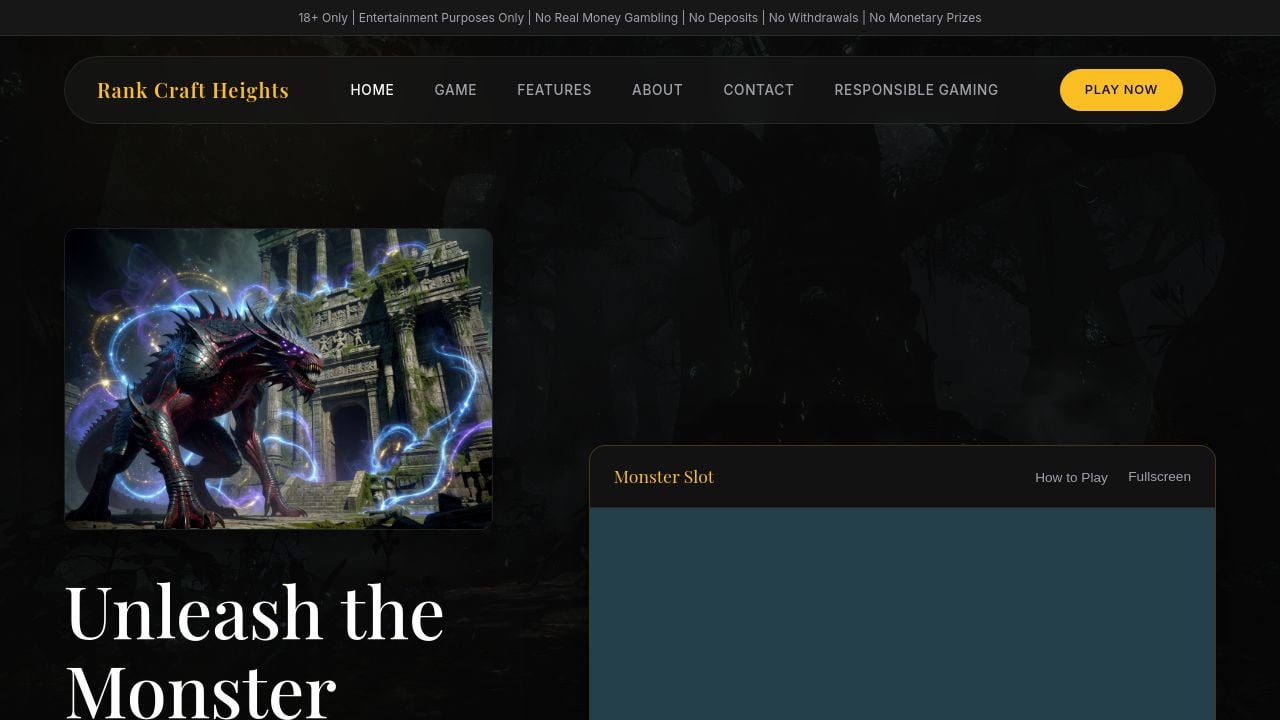 Screenshot of Rankcraftheghts.site