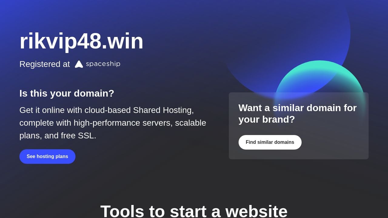 Screenshot of Rikvip48.win
