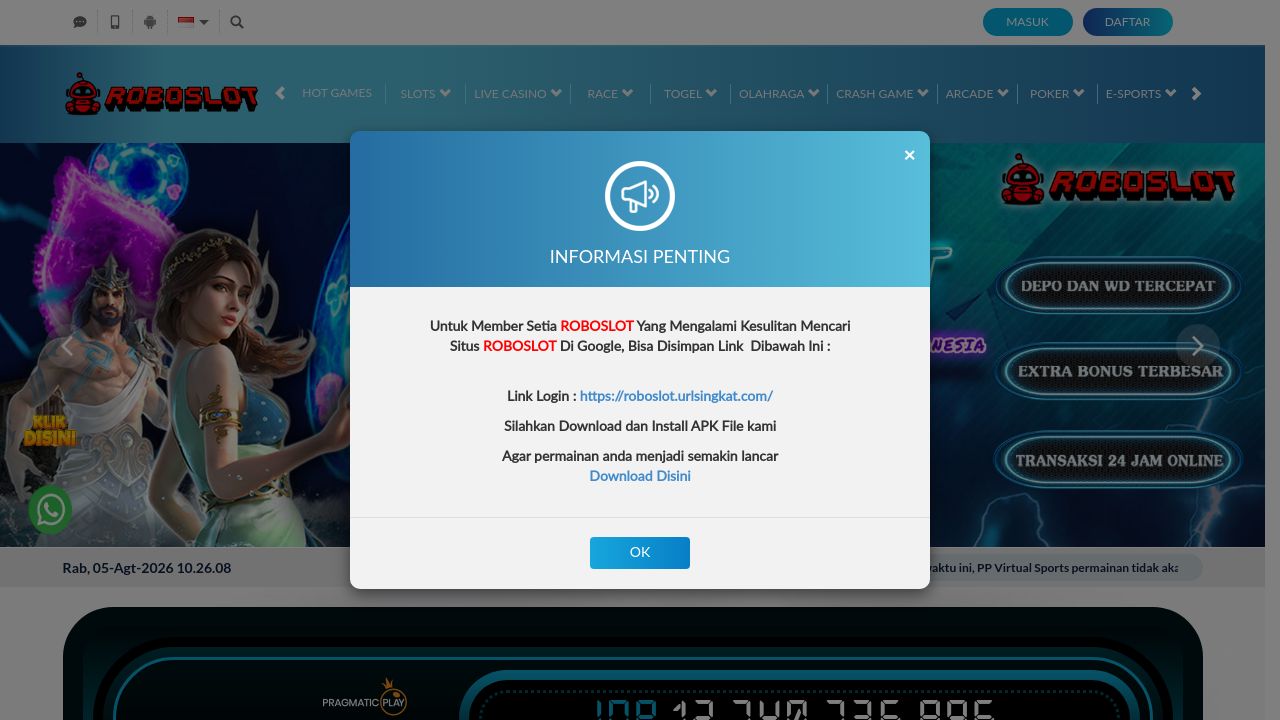 Screenshot of Roboslotzone.pro