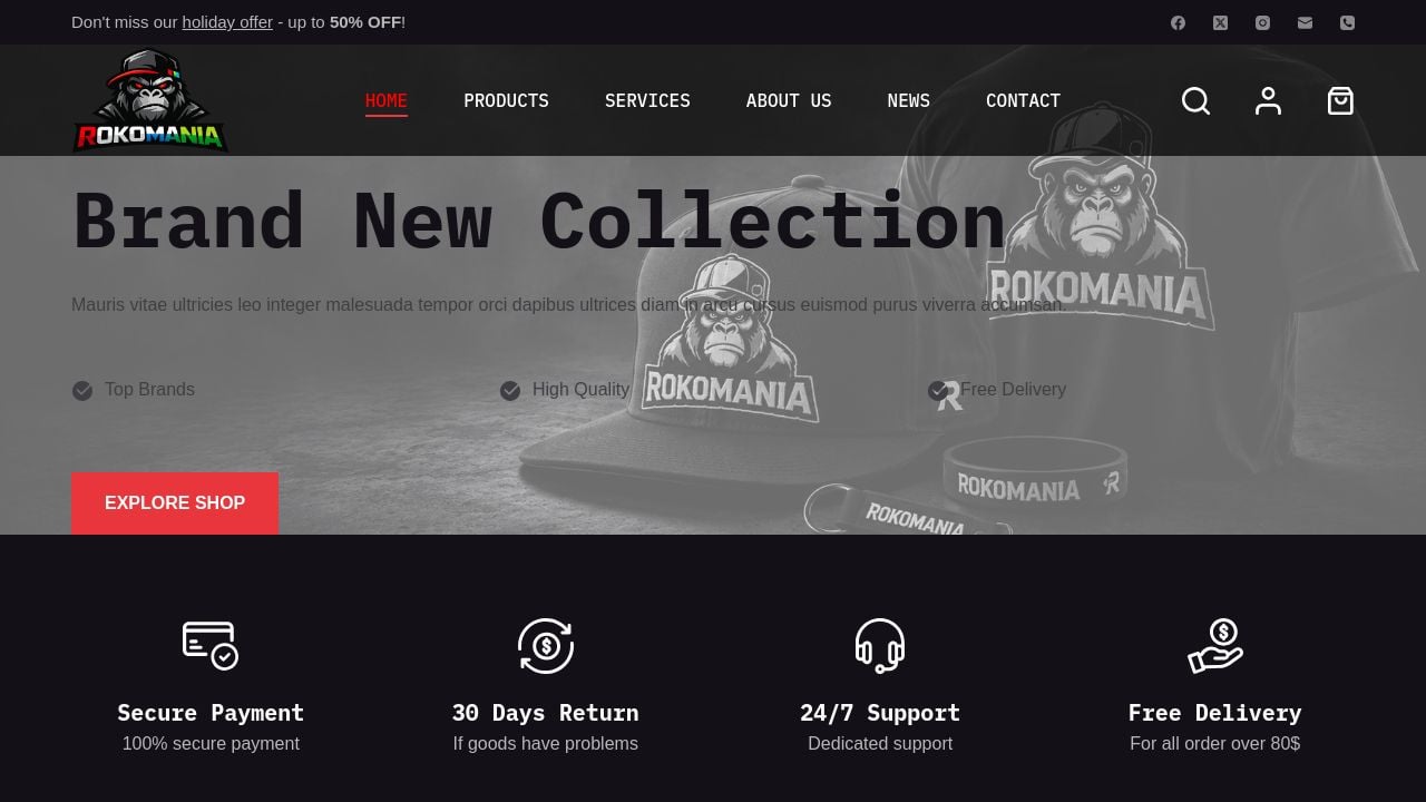 Screenshot of Rokomania.com