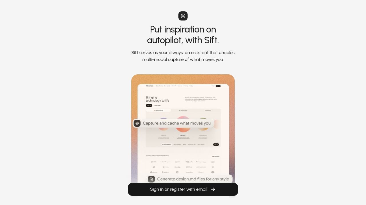 Screenshot of S1ft.design