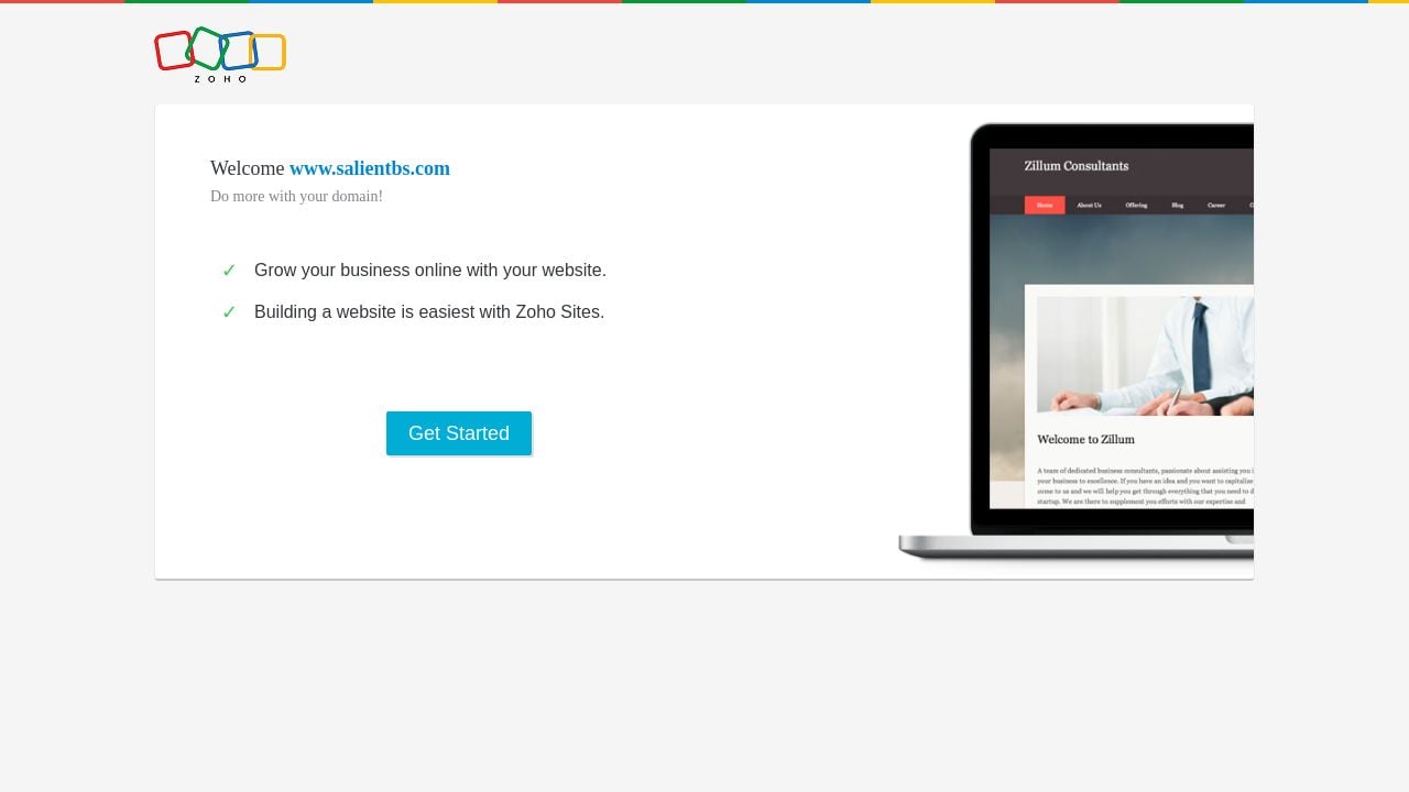Screenshot of Salientbs.com
