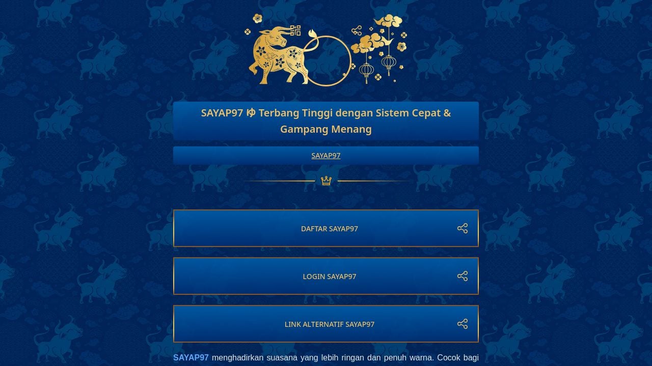 Screenshot of Sayap97.com