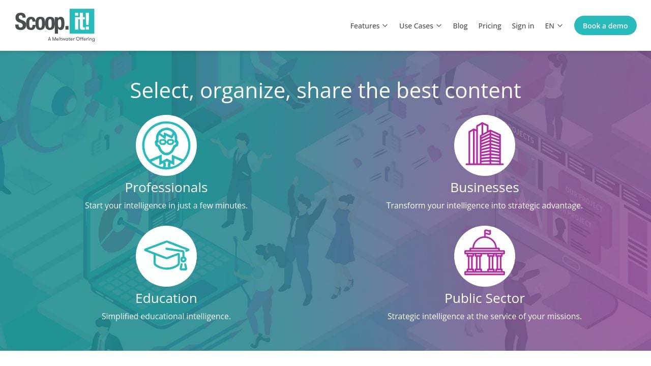 Screenshot of Scoop.it