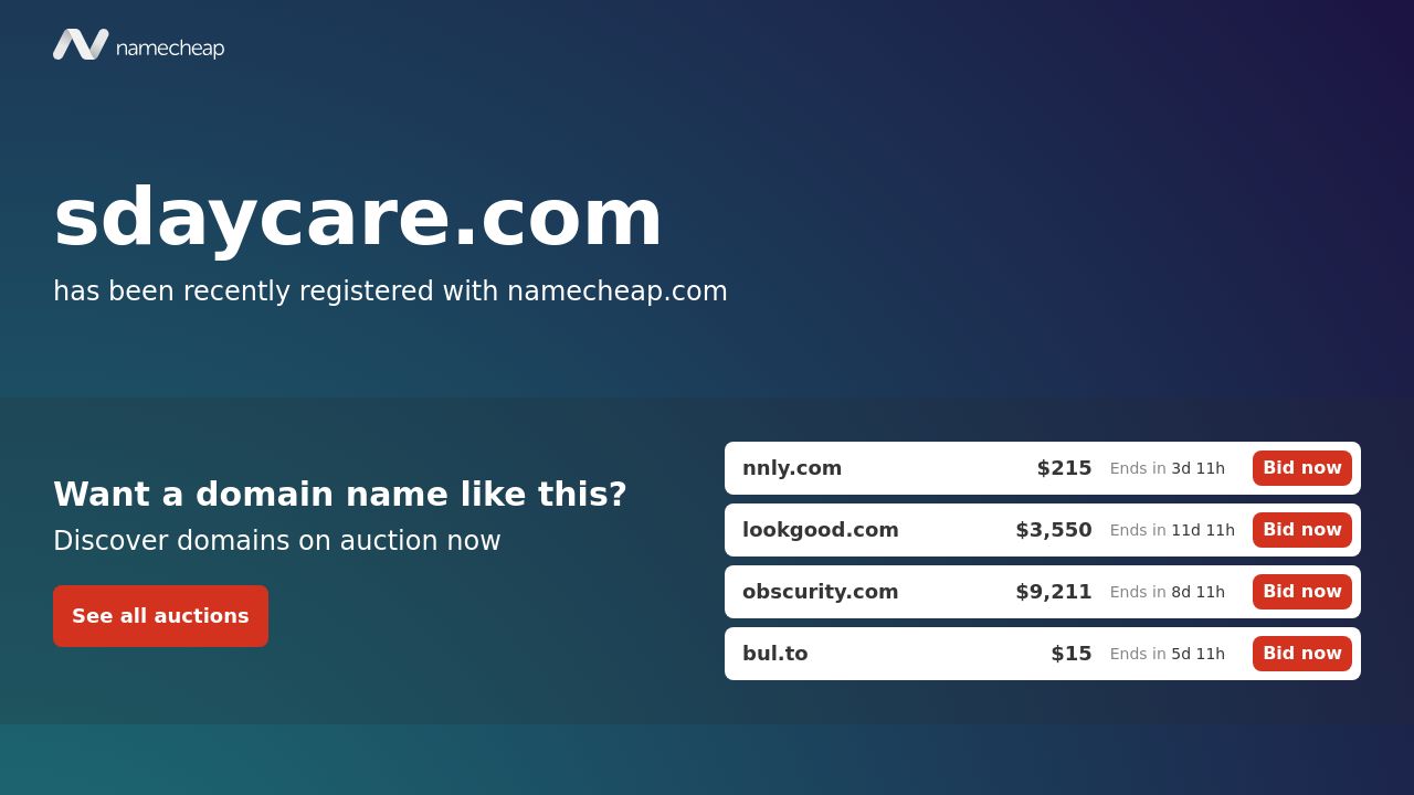 Screenshot of Sdaycare.com