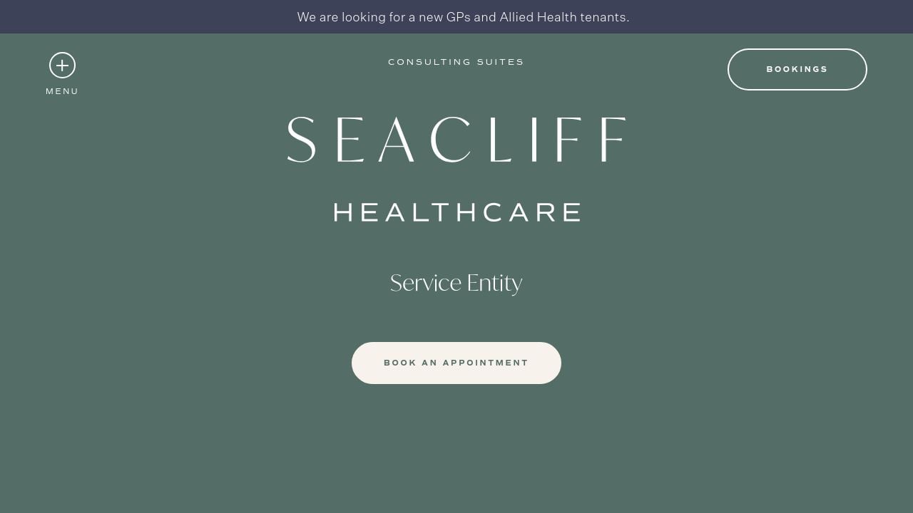 Screenshot of Seacliffhealthgroup.info