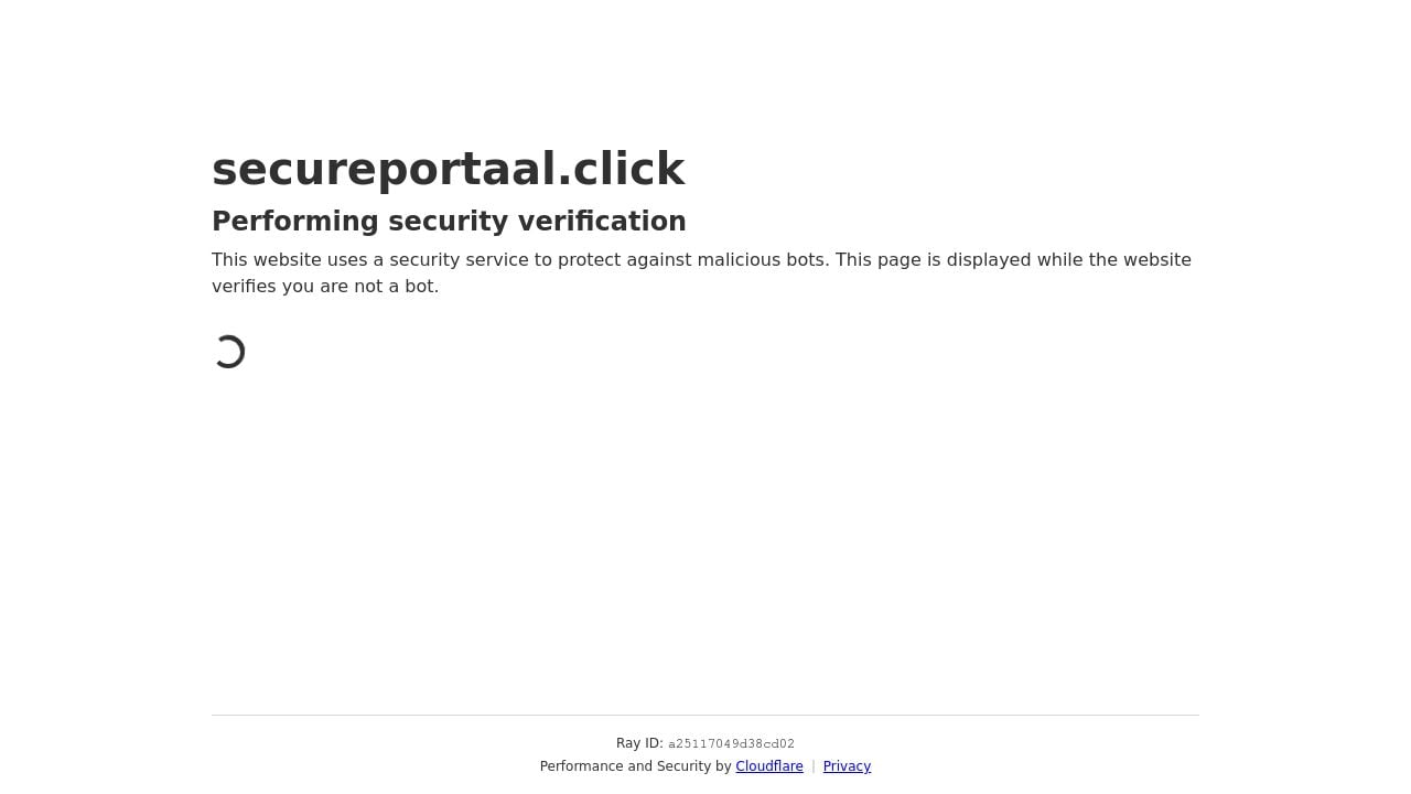 Screenshot of Secureportaal.click
