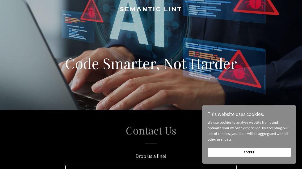 Screenshot of Semanticlint.com