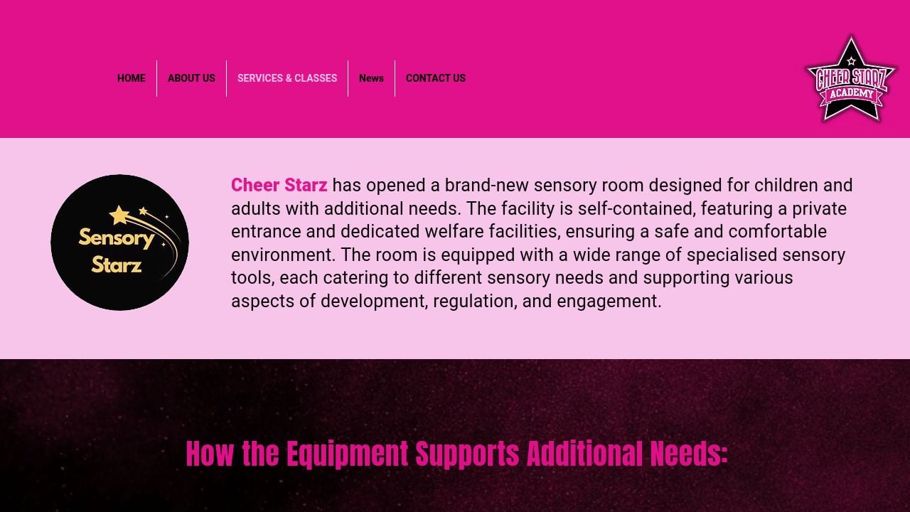 Screenshot of Sensoryroomnortheast.com