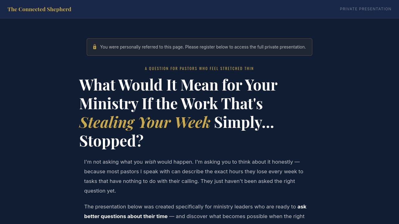 Screenshot of Shepherdconnected.com