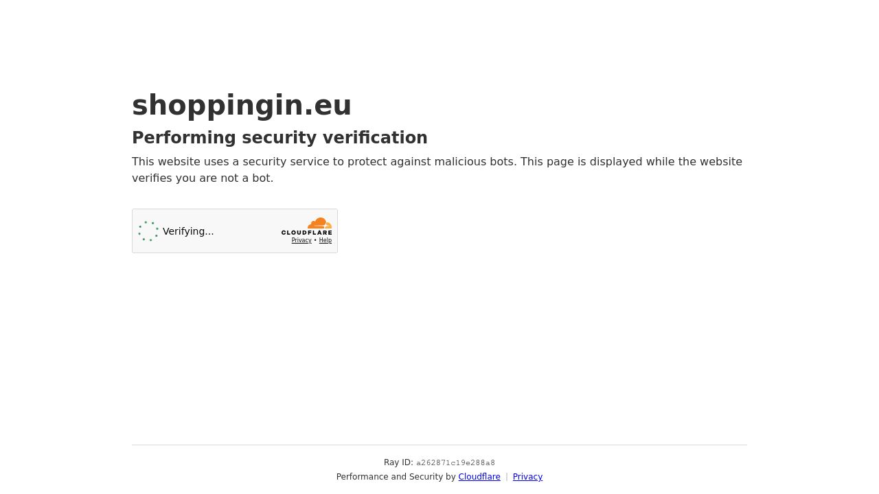 Screenshot of Shoppingin.eu