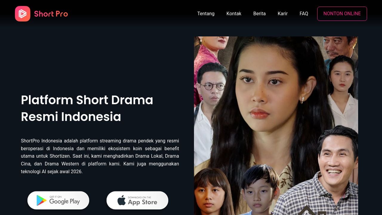 Screenshot of Shortpro.co.id
