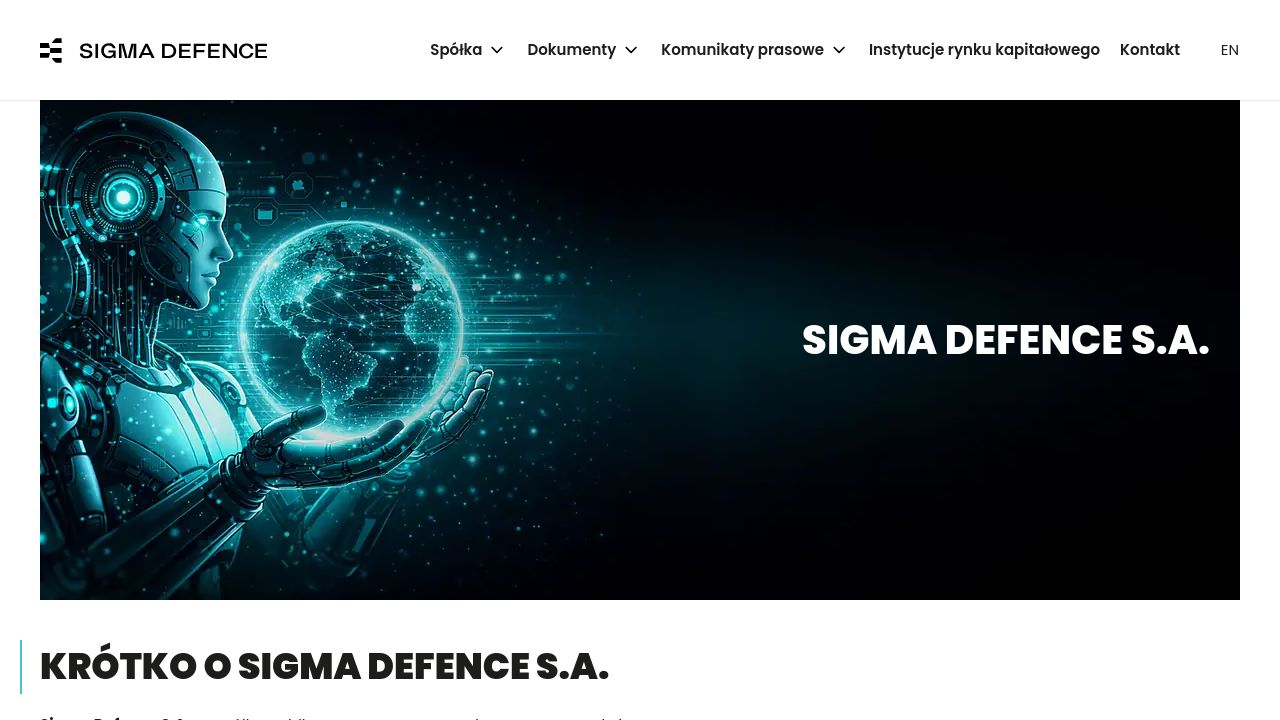 Screenshot of Sigmadefence.com.pl