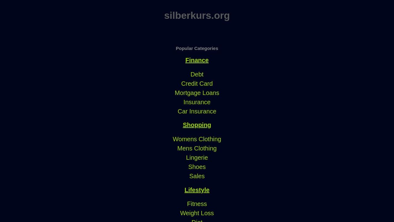 Screenshot of Silberkurs.org