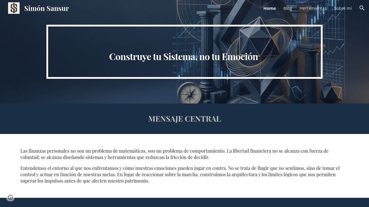 Screenshot of Simonsansur.com