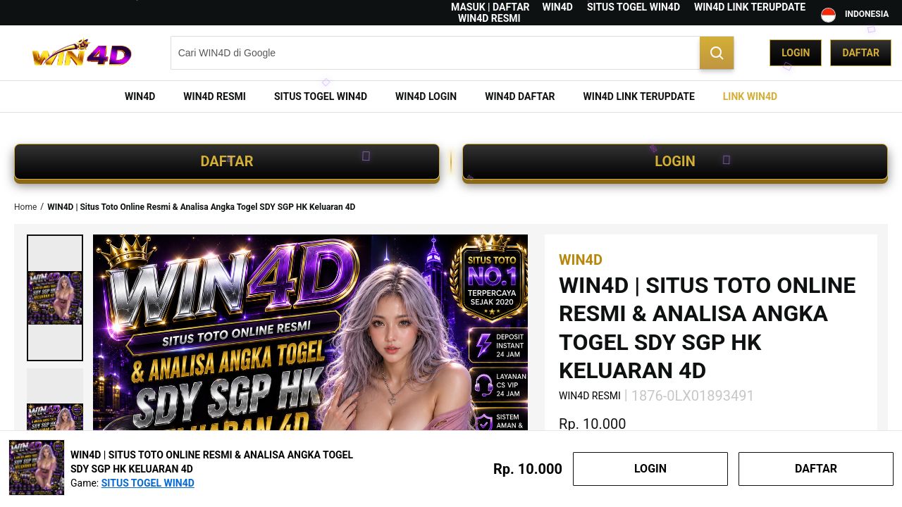 Screenshot of Situsgacorx500.com
