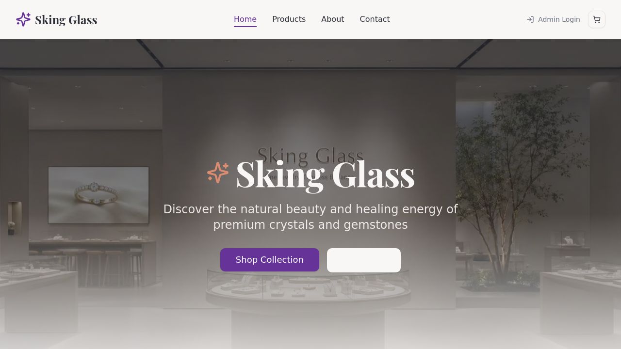 Screenshot of Skingcrystal.com
