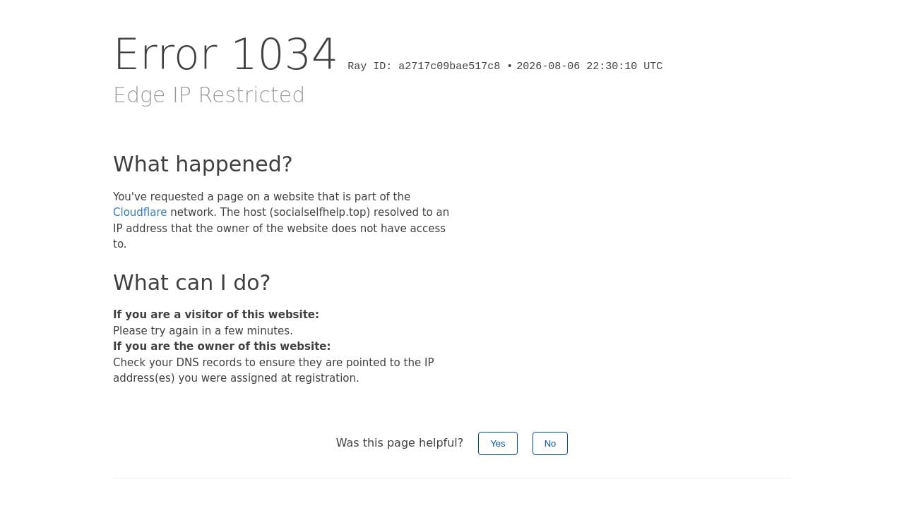 Screenshot of Socialselfhelp.top
