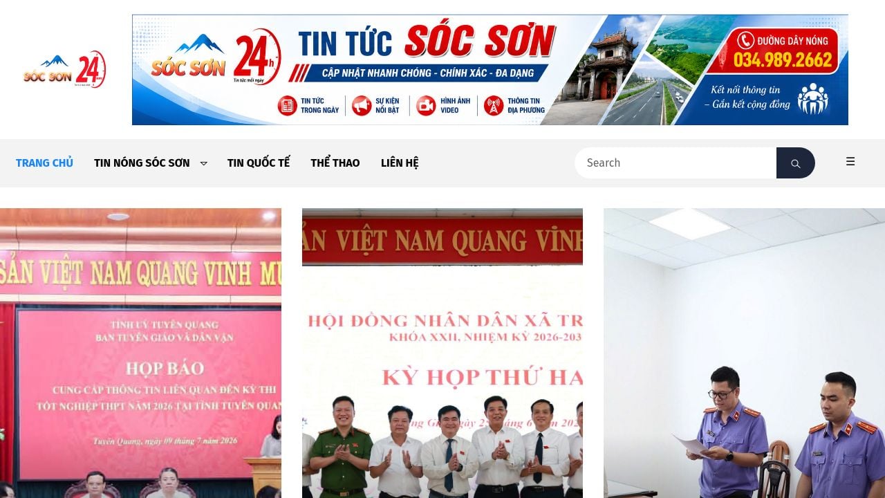 Screenshot of Socson24h.top
