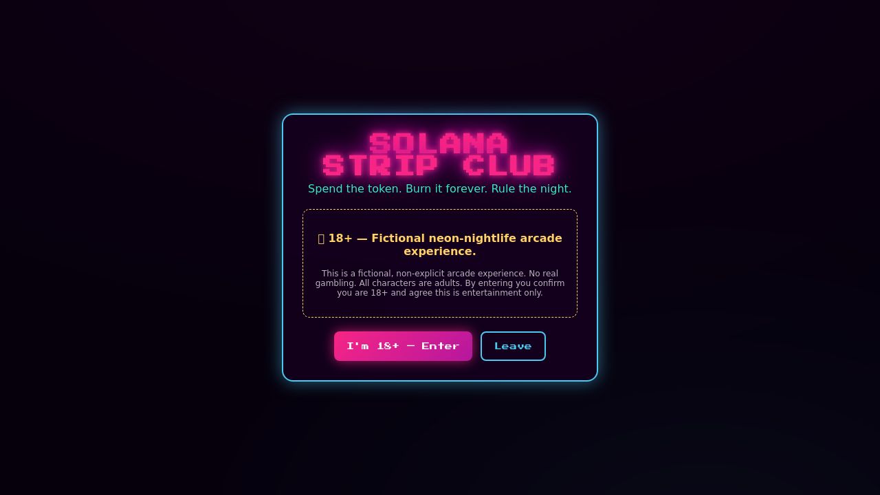 Screenshot of Solanastripclub.xyz