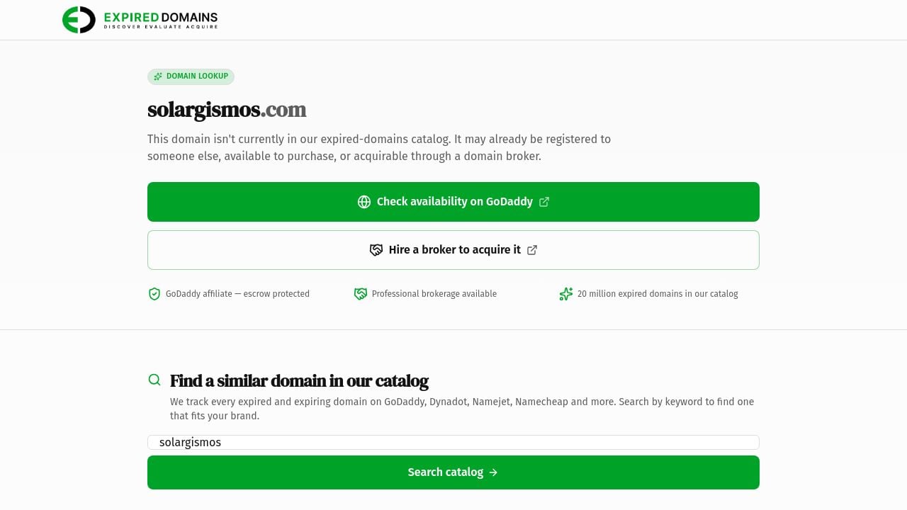 Screenshot of Solargismos.com