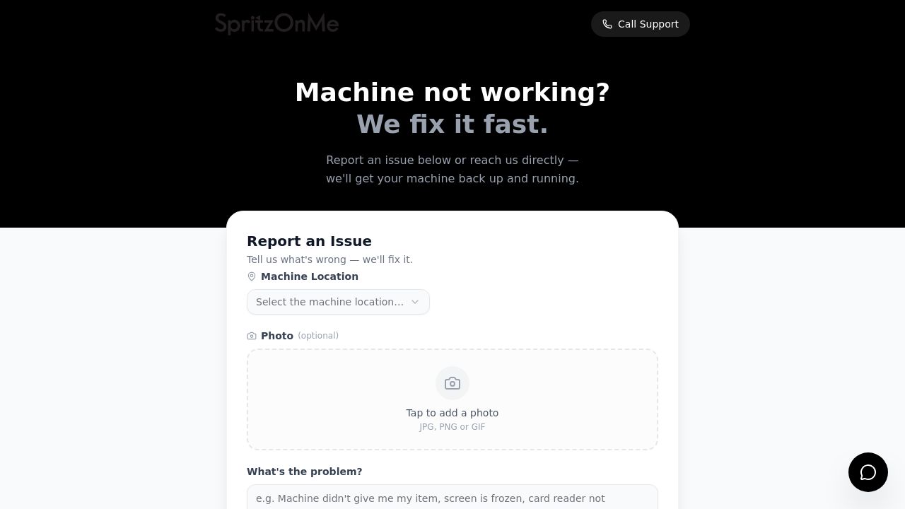 Screenshot of Spritzonmeapp.com