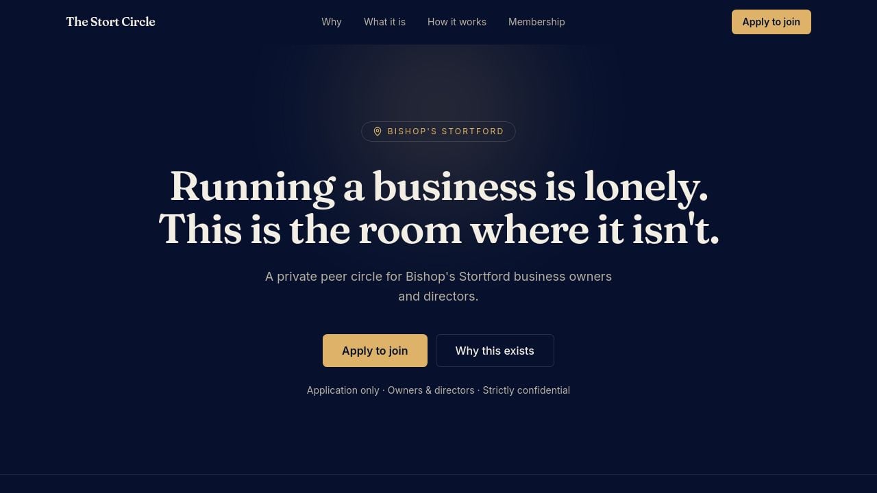 Screenshot of Stortcircle.co.uk