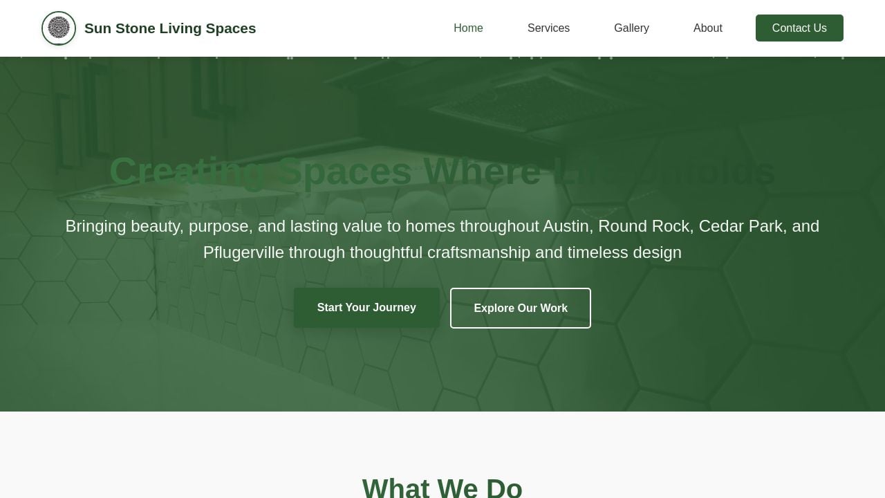 Screenshot of Sunstonelivingspaces.com