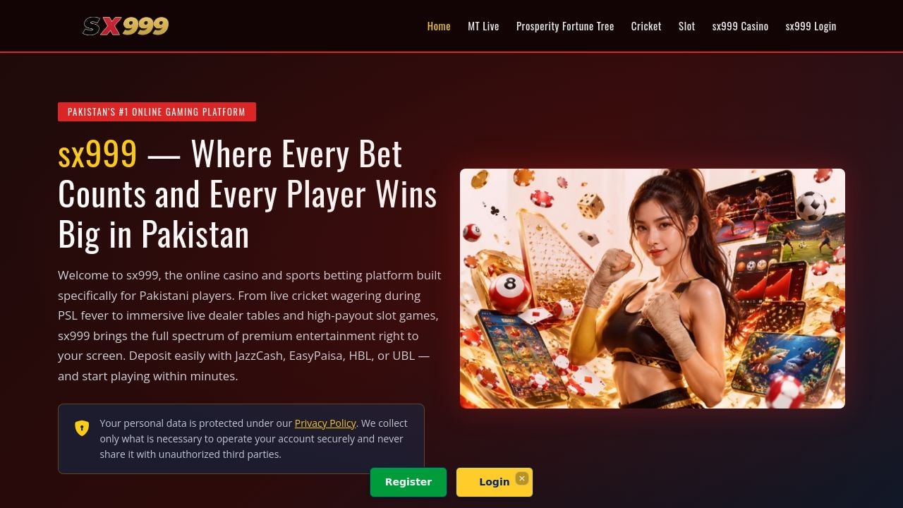 Screenshot of Sx999.org