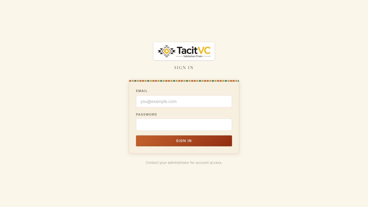 Screenshot of Tacitvc.com