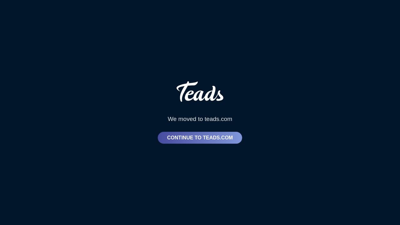 Screenshot of Teads.tv