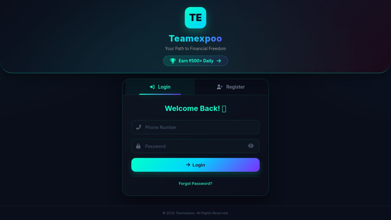 Screenshot of Teamexpoo.com