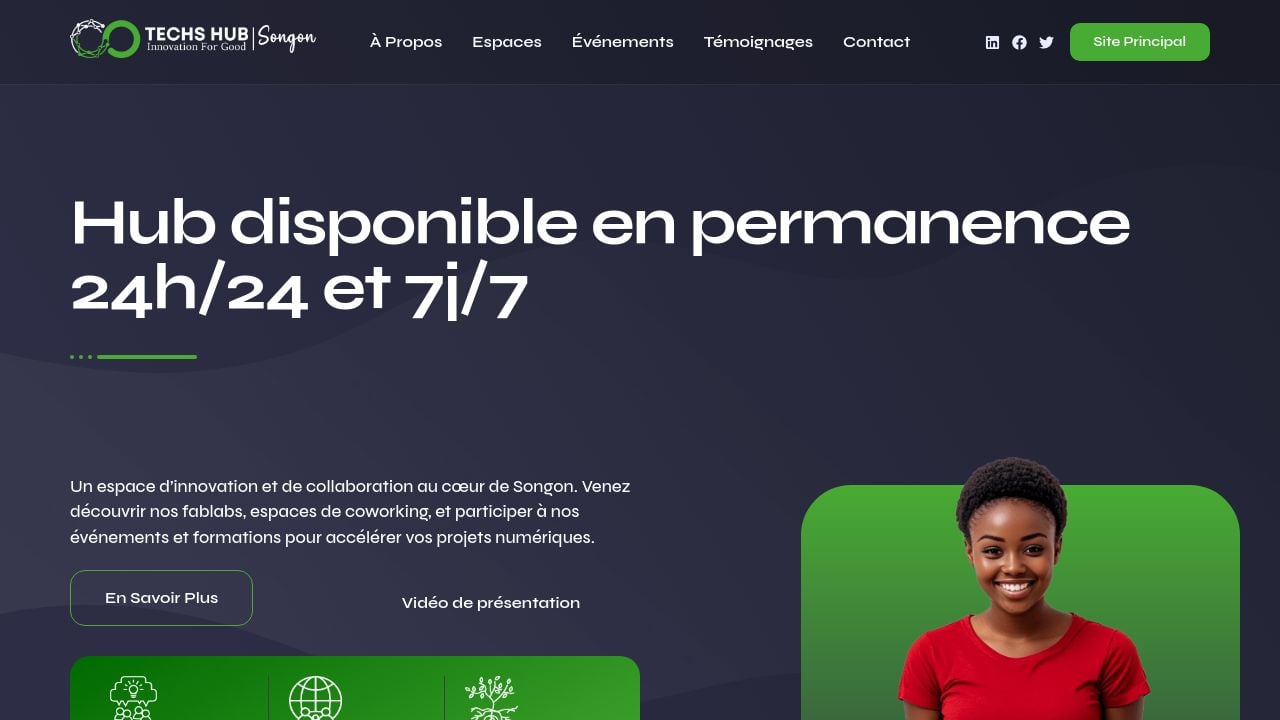 Screenshot of Techshub.org