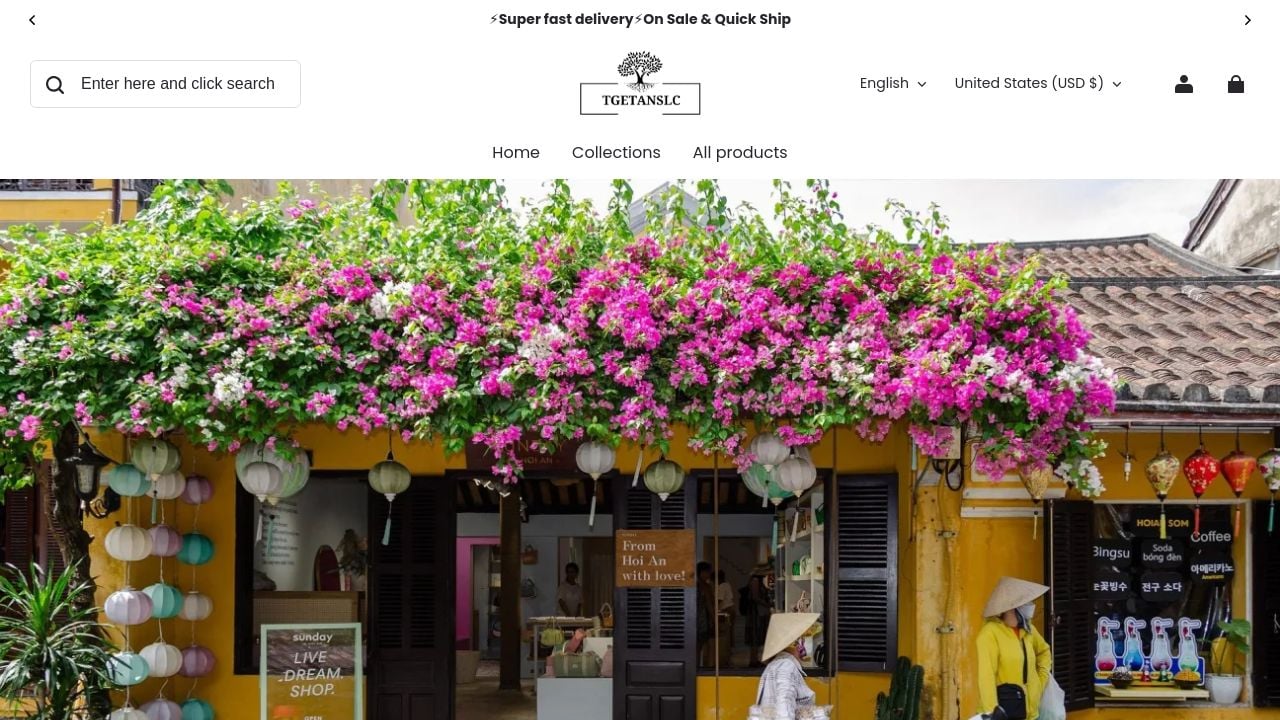 Screenshot of Tgetanslc.com