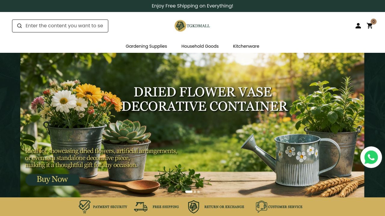 Screenshot of Tgkdmall.com